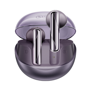 Fone de Ouvido QCY T32 Ailybuds Clear Sem Fio Roxo Lilas Violeta