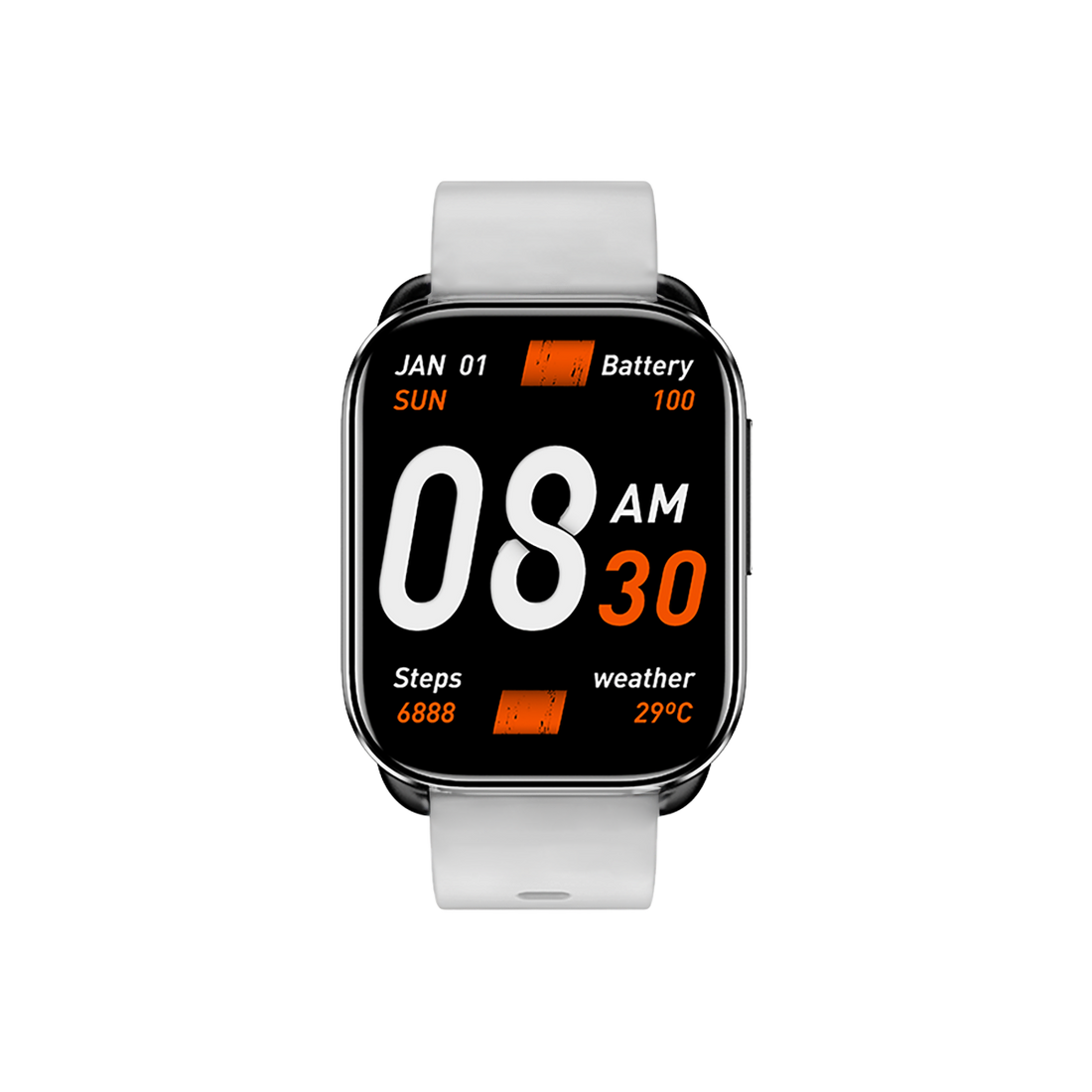 Relógio Smartwatch Qcy Watch Gs S6 Bluetooth Ipx8 Cinza