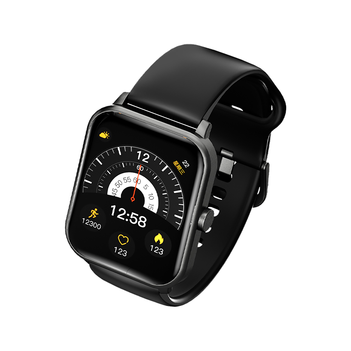 Relógio Smartwatch QCY GTS S2 - Preto